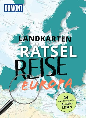 DUMONT Bildband Landkarten-Rätselreise Europa: 44 abwechslungsreiche Augenreisen