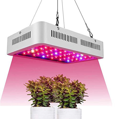 Panneau de culture 600W LED Grow Light - Panneau de lumière à spectre complet pour 60 plantes de réflecteur Sunlike pour plantes d'intérieur