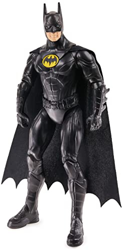 DC Comics, The Flash, Personaggio di Batman da 30 cm, Personaggio 30 cm con Decorazioni Originali del Film The Flash e 11 Punti di articolazione, Giocattolo per Bambini dai 3 Anni in su