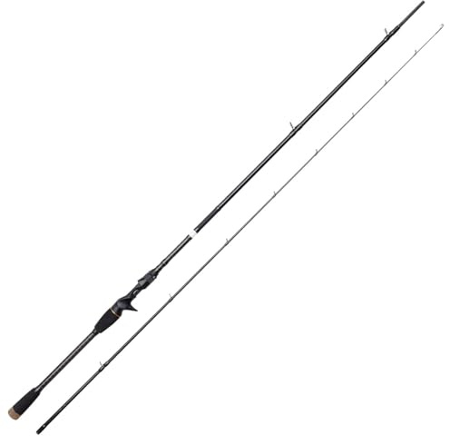 Savage Gear Köderangelrute, SG2 Crankbait Specialist Baitcasting Rod für Raubfische, Hecht Barsch Zander, 2.28m Moderate Aktion, Robust, Schwarz, Unisex