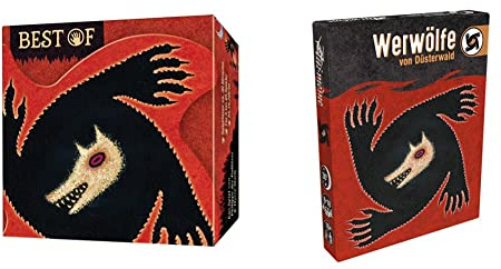 Zygomatic Asmodee Werwölfe von Düsterwald – Best of | 8-28 Spieler | Ab 10+ Jahren | 30+ Minuten Spielzeit | Deutsch & Asmodee Werwölfe von Düsterwald | 8-18 Spieler