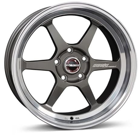 Borbet Felge DB8GT 8.5x18 ET20 5x114,3 graphite rim polished DB8GT 85820114,3572,5GRP