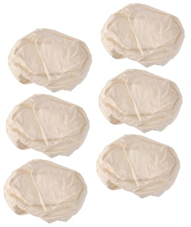CIYODO 6pezzi Cestino Per Lievitazione Pane in Tessuto Copertura Per Cestini Del Pane Da Forno Rivestimento Per Cestini Di Fermentazione Per Panetteria Cucina Di Casa