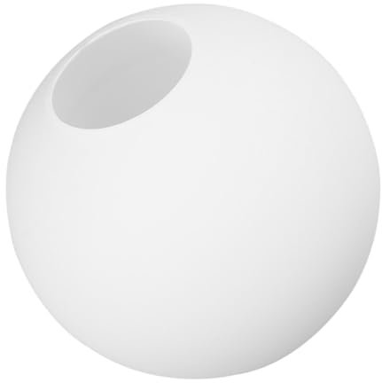 Homoyoyo Abat-jour Sphérique En Verre Dépoli Lait Blanc Pour Lampadaire Et Ventilateur De Plafond, Diffuseur De Lumière Douce, Globe Lumineux De Rechange, Compatible Appliques Murales, à Suspendre,