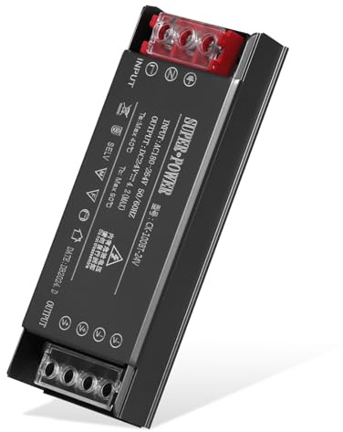 24V Netzteil Trafo,100W Trafo Transformato LED Treiber Schaltnetzteil | 4,2A AC 220V auf DC 24 Volt, Kompakter Extrem Dünner Konstantspannung Niedervolttrafo für LED Lampen