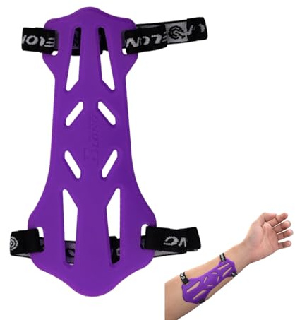 Archery Arm Guards Kids Adult Armguard Forearm Guard Archery Arm Protector with 2 Straps Adjustable Buckles Rubber
