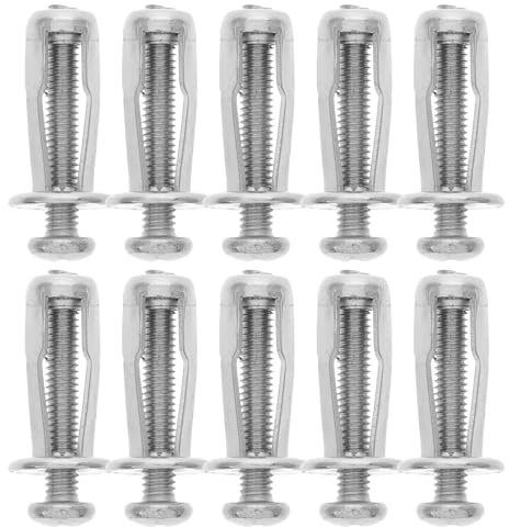 Cabilock Tuercas de Pétalo M4 X 25 MM 50 Piezas Tornillos de Expansión Metálicos para Anclajes de Pared Paneles de Yeso Concreto y Chapa Pernos de Anclaje Resistentes y Versátiles para