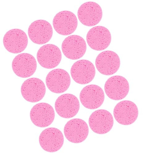 MAGICLULU Discos Cosméticos Desmaquillantes de Algodón Pulpa de Madera 20 Unidades 60 Mm Diámetro 8 Mm Grosor Almohadillas Faciales para Piel Sensible Limpieza Facial Diaria