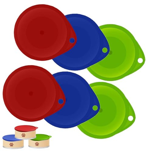 ThriveMart 6-Pack Universal Airtight Pet Food Covers