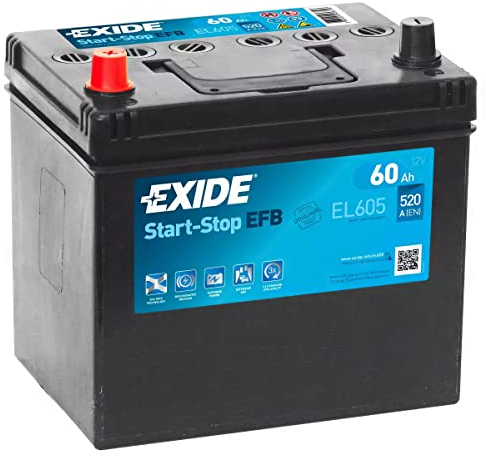 EXIDE BATERÍA 12V/60AH - 520CCA - EFB EL605