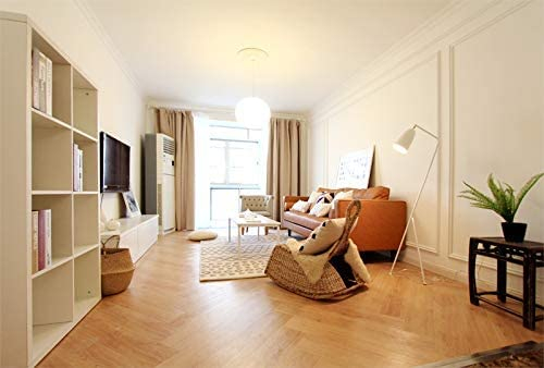 EasyFloor© Self Adhesive Floor Tile Vinyl Flooring Natural Oak Wood Effect Peel and Stick Tile 15X90cm 35pcs Wooden Flooring for Kitchen Living Room and Bathroom Floor Planks