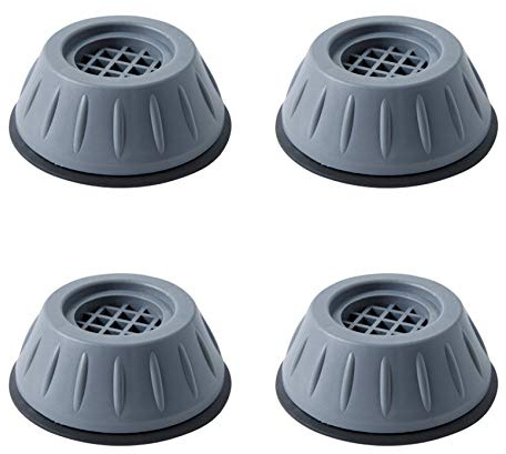 Pack of 4 washing machine underlay vibration damper anti-vibration mat, foot buffer for washing machine, foot pads anti-vibration mat shock absorber for washing machine dryer.