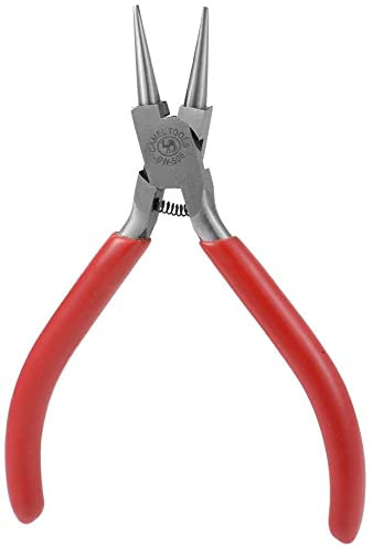 XYWHPGV Pinze a becchi tondi da 4,7 pollici, pinze per gioielli forgiate in acciaio al alloy-vanadio(0f0c7 491bd c2f1a d030e d76ec 42dab