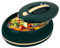 Eleganter Großer Ovaler Thermobehälter- Deckel handlich zu öffnen - 3 liter Luxus Hot Pot/Kühler -Thermal Servierschüssel für Buffet/Partys-Edelstahl Hot Food Container-dunkles Kiefer
