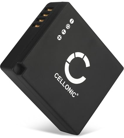 CELLONIC 1x Battery for Camera Compatible with Panasonic Lumix DMC-LX100, Lumix DC-LX100 II, Lumix DC-GX9, DMW-BLG10 - (730mAh, 7.4V)