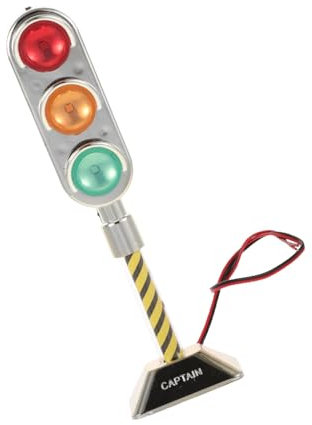 JECOMPRIS Mini Traffic Light Decor Car Interior Lights Led Simulation Ornament Street Lamp Decor