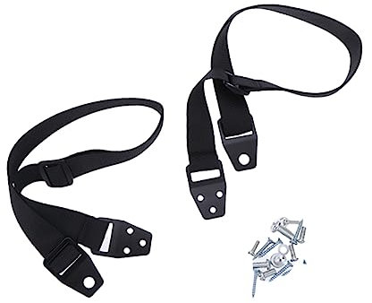 RORPOIR 2 Stück Möbelanker Kippschutzband Für Babysicherung Strapazierfähiges Nylon Abs Metallbefestigung Für Kommoden Fernseher Regale Im Wohnbereich