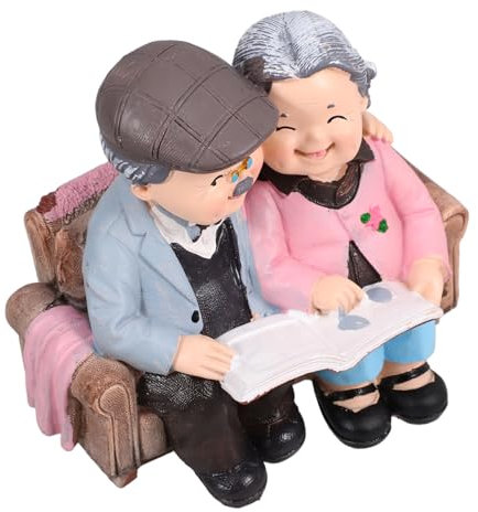 Cabilock Figuren Skulpturen Für Großeltern Valentinstag Heimdekoration Desktop Ornament