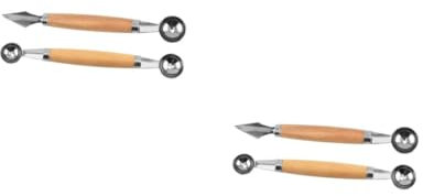 Alipis 2 Set Palline Di Frutta Cestino Melone Cucchiai Di Gelato Radura Mela Corer Barattolo Per Alimenti Cucchiaio Da Frutta Multifunzione Aria Tazza Mirtillo Faggio 2 Pezzi * 2