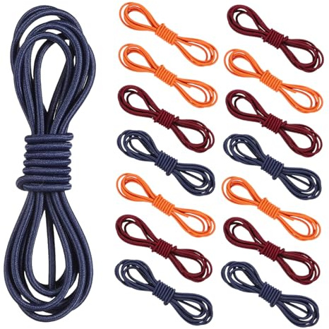 OSALADI Cordons Élastiques en Nylon Fermeture Sécurisée 15 Pièces pour Reliure Bandes Élastiques Extensibles pour Carnets de Voyage pour Cahiers et Livres, Usage Bureau