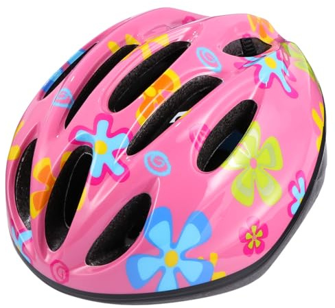 SUPVOX Casque De Sécurité Garçon Et Filles Multicolore 5-12 Respirant Aérations Ajustable pour Vélo Roller Trottinette Skateboard Sports De Plein Air