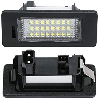 LLCTOOLS - Nummernschildbeleuchtung Langlebig & Effizient - Kennzeichenleuchte LED kompatibel mit BMW 1er/3er/5er & mehr - Hochwertige Canbus LED Kennzeichenbeleuchtung - 2x Auto Kennzeichenleuchten