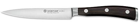 WÜSTHOF Ikon Gemüsemesser 12 cm, Schwarz,silber