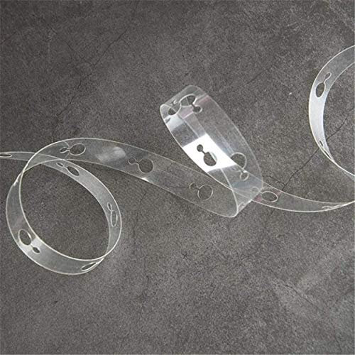 Ruban d'attache pour guirlande de ballons de baudruches gonflables - Système d'attache de 5m pour fêtes anniversaire babyshower mariage noel bapteme- Ballon latex