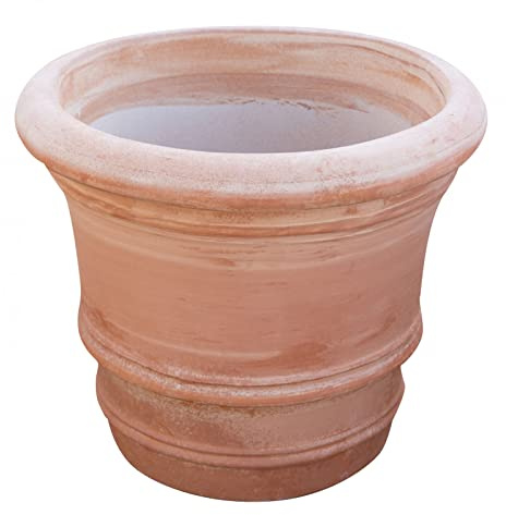 Biscottini Macetas Terracota Grandes 60x60x53 cm | Exterior y Barro | Maceta Grande