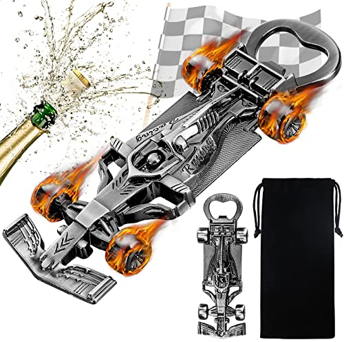 LKKCHER Car Bottle Opener - Unique Racing Car Beer Bottle Opener, Fathers Gifts for Him Men Dad Husband Grandad Boyfriend Racing Fans
