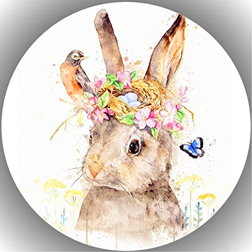 Fondant Tortenaufleger Tortenbild Geburtstag Ostern/Hase/Osterhase K12