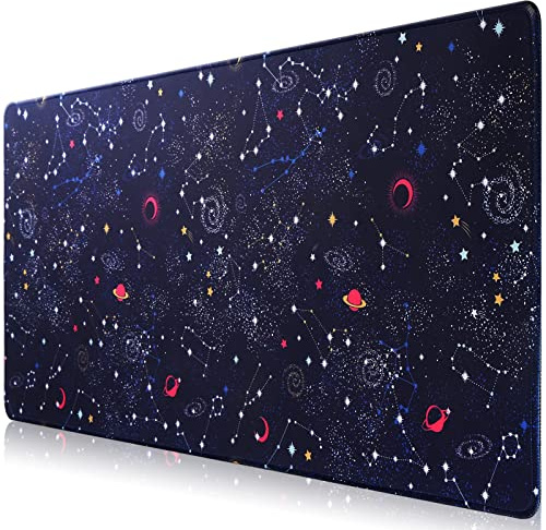 Hosimoln Gaming Mouse Mat,Large Size 70x30 cm,Thickness 3 mm,Premium Textured Non-Slip and Waterproof Computer Mouse Pad with Stitched Edges for Gaming/Office/Home70 x 30 ingzuo