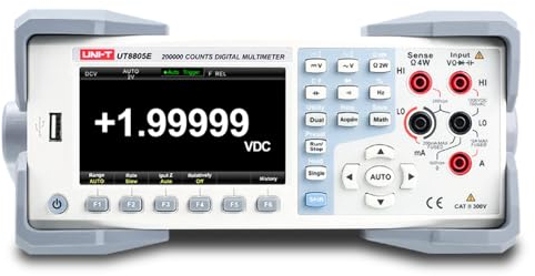 UNI-T Multimeter UT8805E Benchtop Digital Multimeter 5 1/2 Multimeter Digital 4.3 inch UT8805E/UT8804E/UT8803E/UT8802E