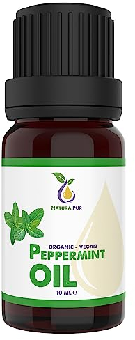 Pfefferminzöl BIO 10ml - 100% naturreines ätherisches Öl, vegan - Peppermint Oil (Mentha Piperita) Minzöl - Aroma Diffuser Öl