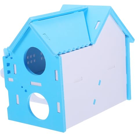 MAGICLULU Hamsterhaus Doppelschicht Pet Hut Für Kleintiere Gemütliches Versteck Für Hamster Meerschweinchen Und Ratten Langlebiges Und Strapazierfähiges Design Für Spiel Und Entspannung
