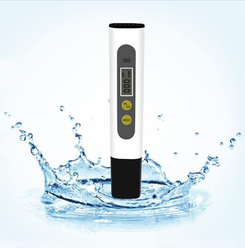 SZPENGC Tester digitale TDS, misuratore di qualità dell'acqua accurato, tester di qualità dell'acqua con misuratore da 0 a 9990 ppm, per acqua potabile, piscine e acquari