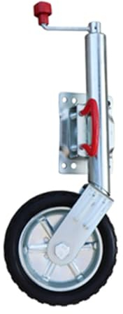 QICBYING Anhänger Stützrad Halterung - Schwerlast Anhänger Stützrad, Stützrad Klappbar, Anschraubbare Stützradstütze, 900kg Tragkraft, 25cm Hub, Für Boot, Caravan, Wohnwagen, Wohnmobil