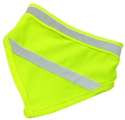 Reflektierendes Hundehalstuch für Hunde und Welpen aus Polyester | Sichtbares Bandana für Nachtspaziergänge, Leicht zu Reinigen, für Außenbereich