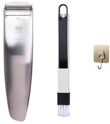 Whidderly 304 Stainless Steel Vegetable Peeler, Potato Peeler with Blade Protective Cover - Dishwasher Safe & Ergonomic Handle, Veggie/Carrot/Cucumber/Kiwi Fruit Peelers for Kitchen (Pelador de Papas)
