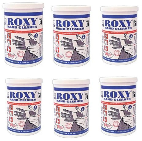 Générique - PROMO 6 X 90 LINGETTES NETTOYANTES POUR MAINS ROXY HAND CLEANER