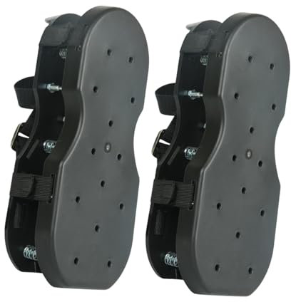 Scarpe di ventilazione per prato, scarpe di ventilazione – Doppio strato Spring Aeratore | Utensili da giardino regolabili per ospiti, sandali premontati rivettati, forniture per la cura del giardino