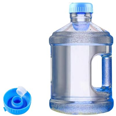Harilla Trinkflasche Verdickter Wasserspender für Camping, BPA-frei Tritan, Wasserflasche mit Griff, Wasserkrug Wasserbehälter wiederverwendbar für Indoor & Outdoor, Fitnessstudio, Schule, Küche