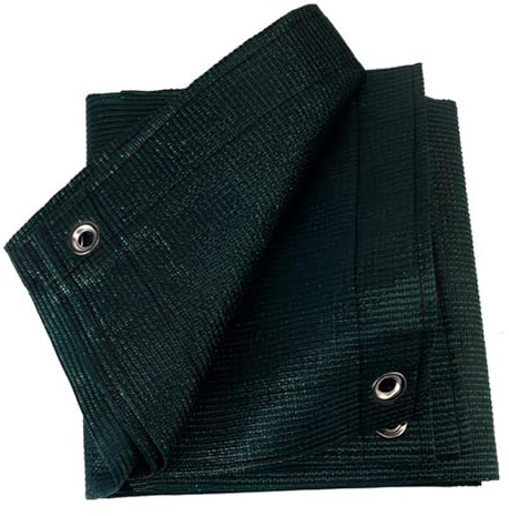 Telo Ombreggiante Con Occhielli, Rete Ombreggiante Da Giardino, Tasso Di Ombreggiatura Del 90%, Rete Resistente Ai Raggi UV, Per Copertura Di Serre, Patio, Piante, Carport, Piscina(Green,3.0*7.0m/9.8*