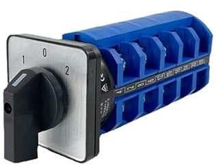Interruptor de transferencia Universal Doble fuente de alimentación 63a 5 secciones LW26-63/5 interruptor giratorio tres engranajes