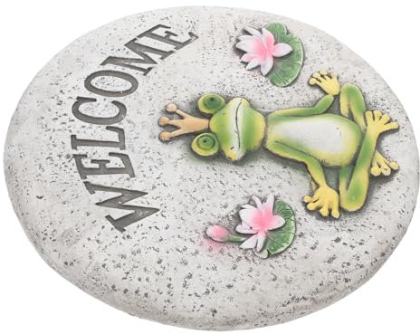 TOYANDONA tremplins de pelouse pierres décoratives extérieures dalles de terrasse pour jardin pierre de jardin dalles en béton pour jardin tremplins de jardin en plein air ciment