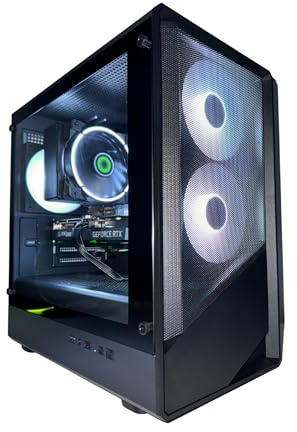 Power Gaming PC Intel Core i7 6th Gen • High-Performance • 32GB RAM • RTX 5060 8GB • 1TB SSD NVME • Premium Glass Case Gaming PC• Windows 11 | WiFi | Ultra Fast (Core i7 6th Gen/RTX 5060)