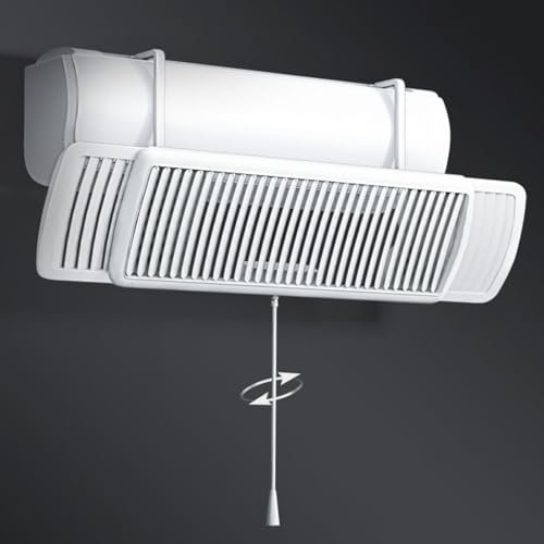 JSFYJZYZ Deflector Aire Acondicionado Split Ajustable con Control de Un Solo Giro y Diseño TelescópicoCompatible Pantalla Aire Acondicionado