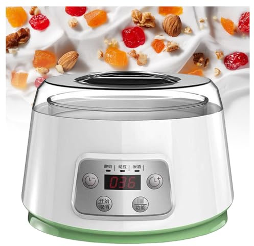 Yogurtiera elettrica, yogurtiera da 1,3 l con controllo della temperatura, motore for yogurt completamente automatico, macchina for la fermentazione del vino di riso, for yogurt fatto in casa, vino di