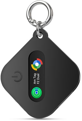 Smart Tag Trova Chiavi Compatibile con iOS Find My APP o Android Find Hub IP67 impermeabile batteria CR2032 sostituibile Bluetooth Tracker Finder per chiavi bagagli/borse/valigia/portafoglio