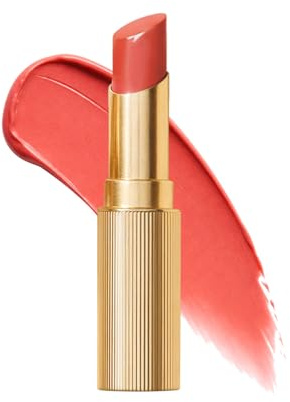 CHALLANS DE PARIS ROUGE de BIJOU Jewel Shine Lipstick – 274 ROSEA | Rosy Pink-Beige, Glossy Shine, Comfortable Hydration, Jewel Complex with Diamond • Ruby • Pearl Powders (344 CORALEA, 0.63 ounces)